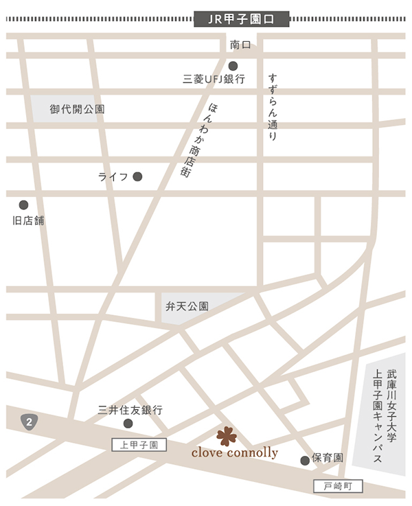 クローブ・コノリーMAP